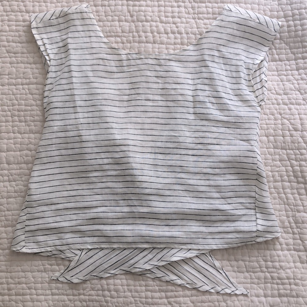 Elizabeth Suzanne reversible stripe top S/M